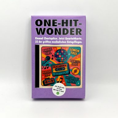 One Hit Wonder Quartett - Kartenspiel über 32 der größten One Hit Wonder der Musikgeschichte inkl. Playlist