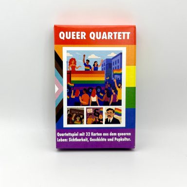 Queer Quartett - Kartenspiel über queeres Leben, Kultur und Geschichte - Queerness, LGBTQIA+